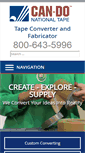 Mobile Screenshot of can-dotape.com