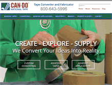 Tablet Screenshot of can-dotape.com